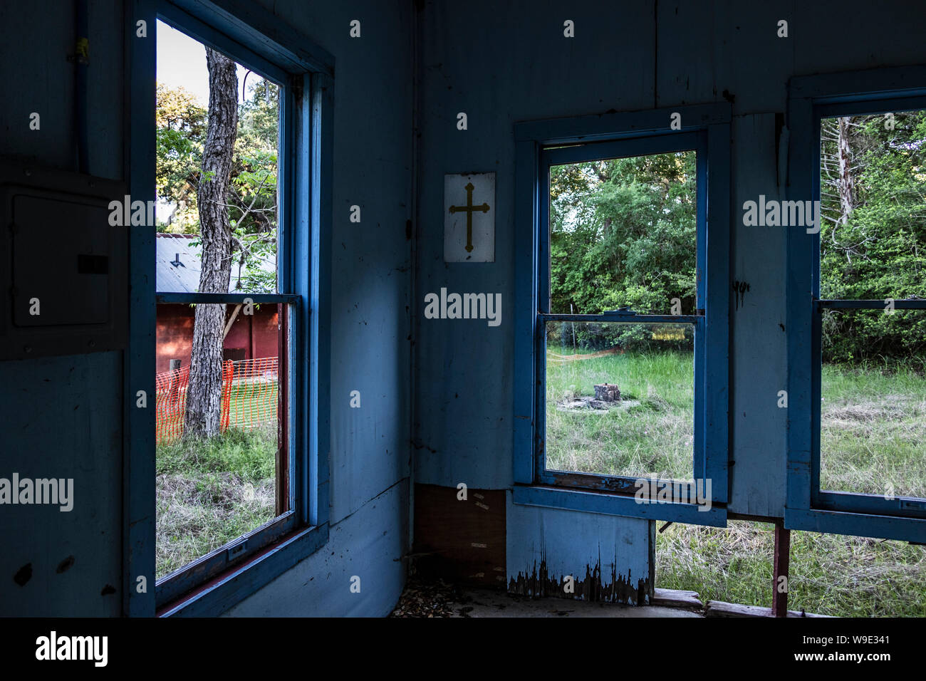 Camp Lone Star, La Grange, Texas, Stati Uniti d'America. All'aperto luterana Ministero del Texas. Foto Stock