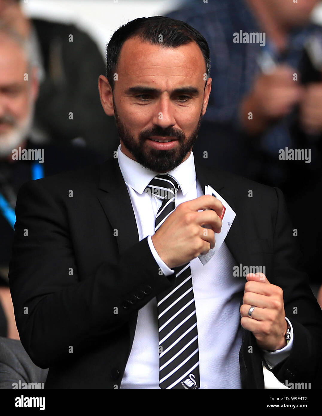 Ex Swansea City player Leon Britton Foto Stock