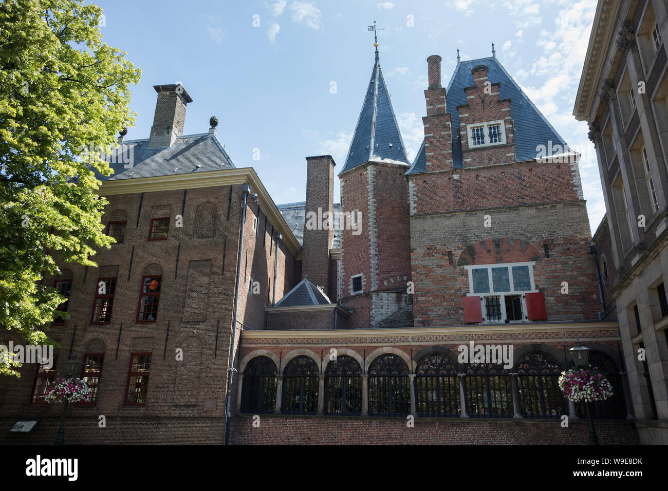Leiden, Olanda - Luglio 05, 2019: Gravensteen al Gerecht in Leiden,questo edificio utilizzato per essere una prigione del conte di Olanda. Foto Stock