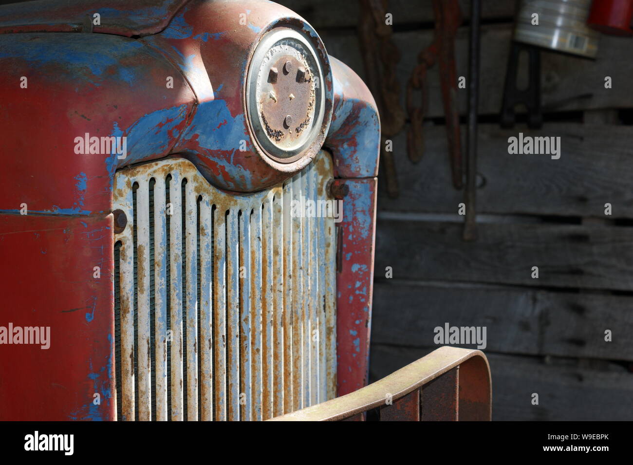 Trattore antico Foto Stock