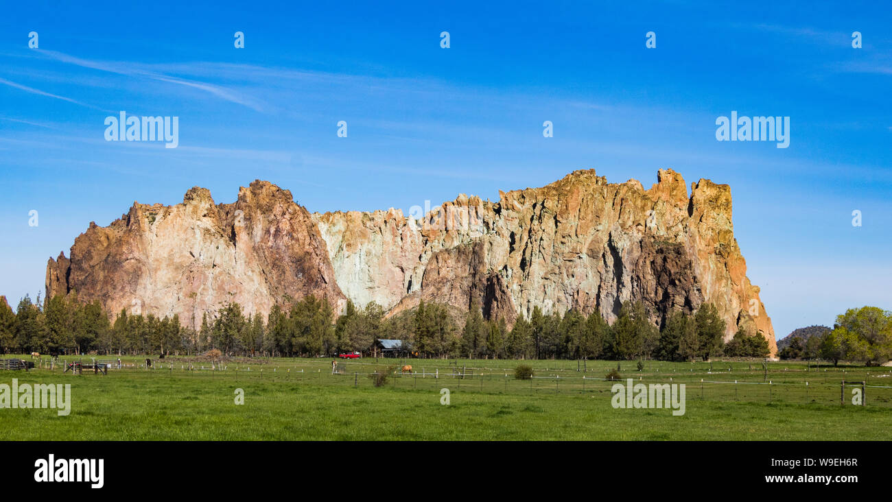 Smith Rock State Park, Terrebonne, Oregon Foto Stock