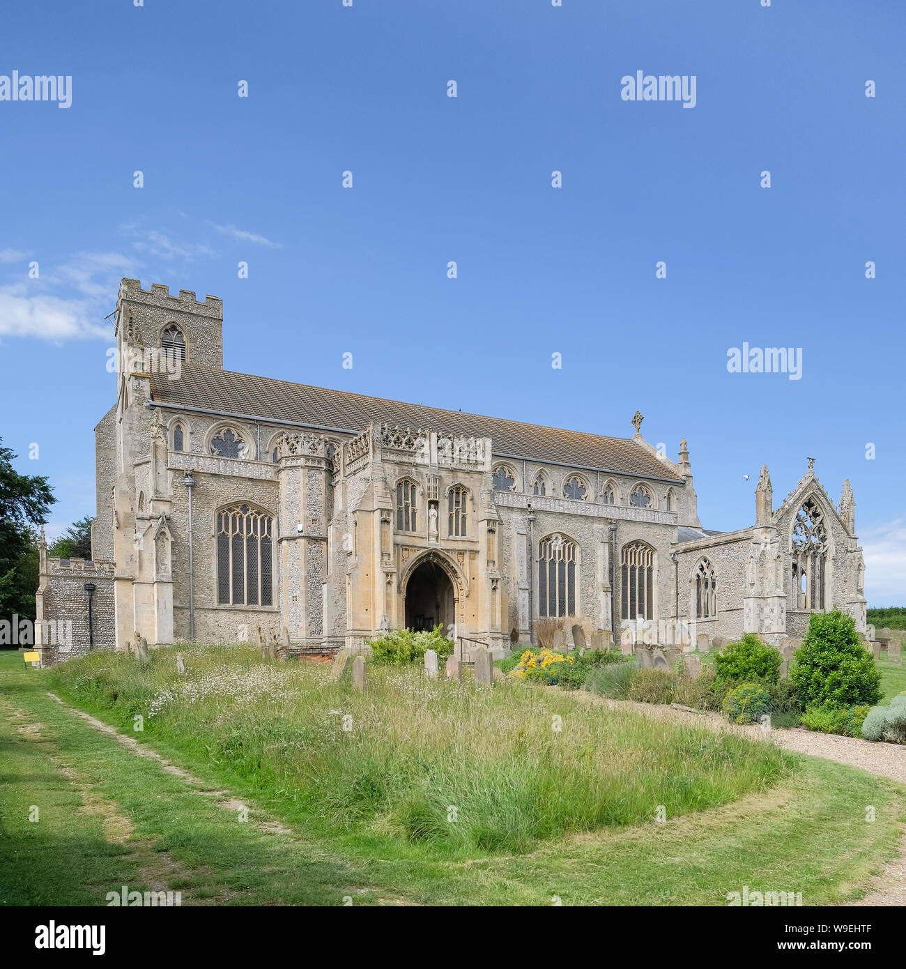St Margaret di Antiochia, Cley-next-the-Sea, Norfolk Foto Stock