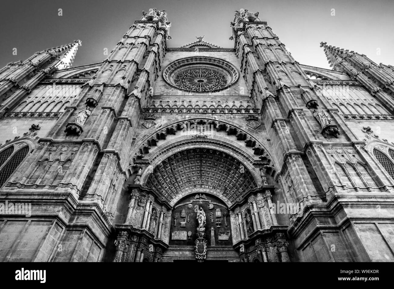 La Seu catedral in Palma de Mallorca, Spagna Foto Stock