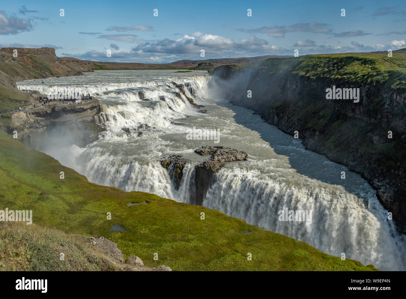 Gullfoss, Islanda Foto Stock