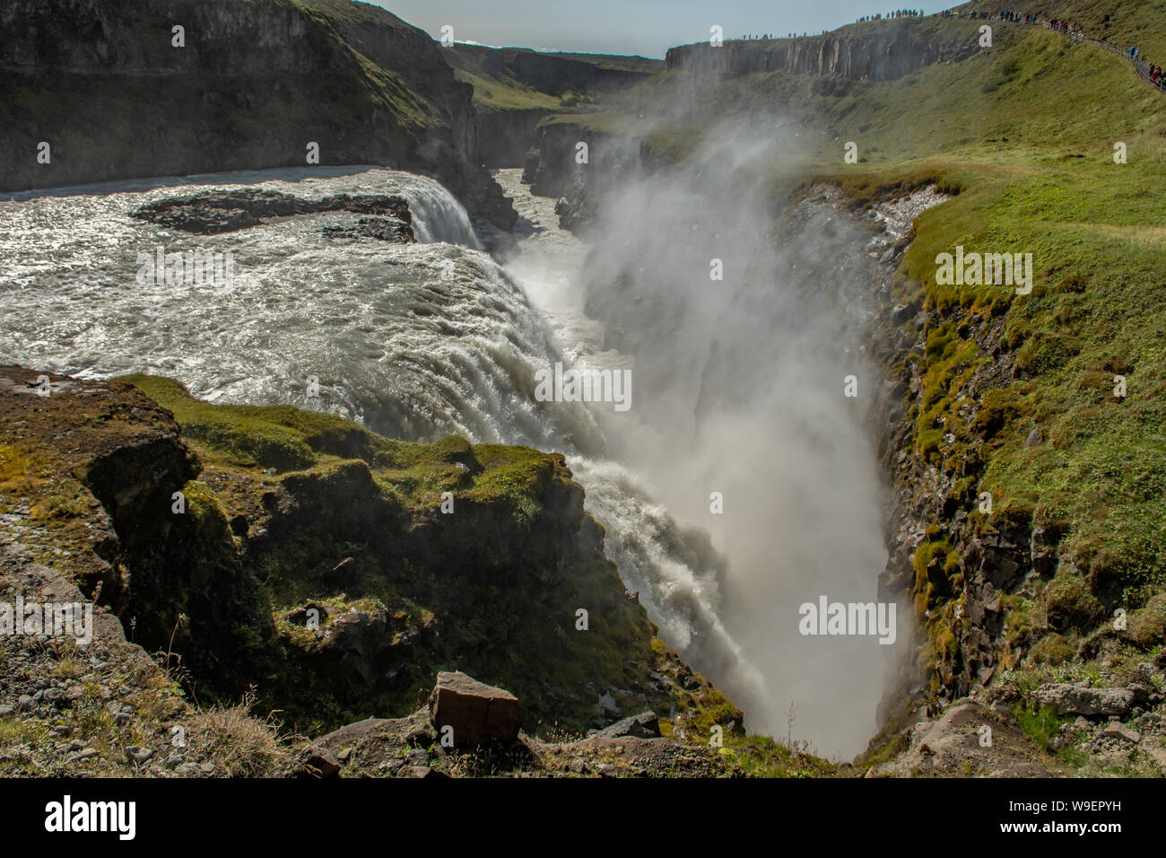 Gullfoss, Islanda Foto Stock