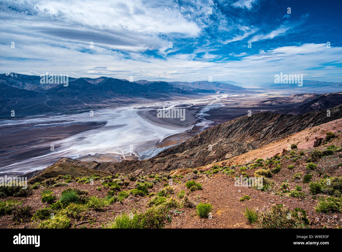 Dante nella vista nella Death Valley, California Foto Stock