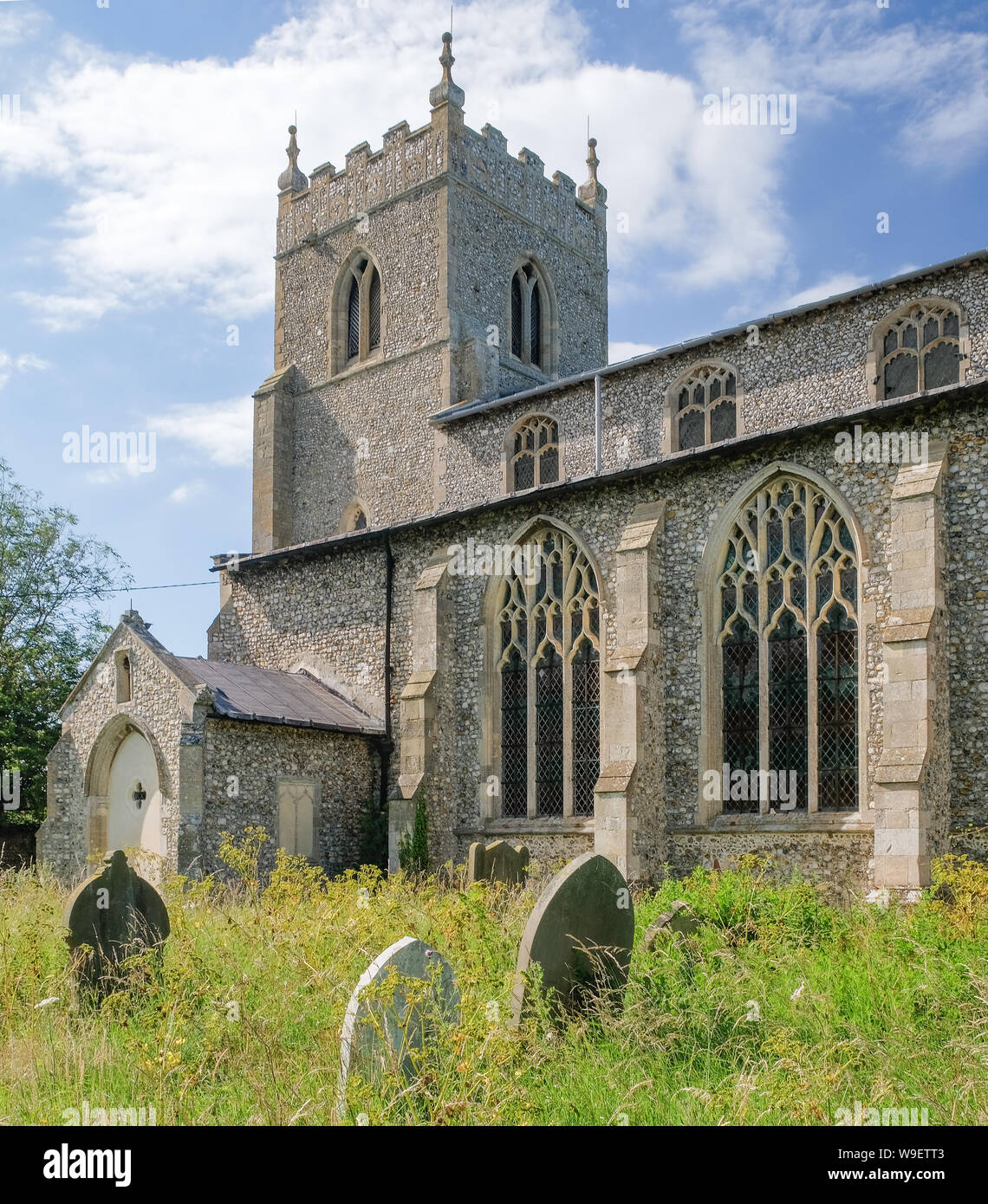 Santa Maria la Vergine, Wiveton, Norfolk Foto Stock