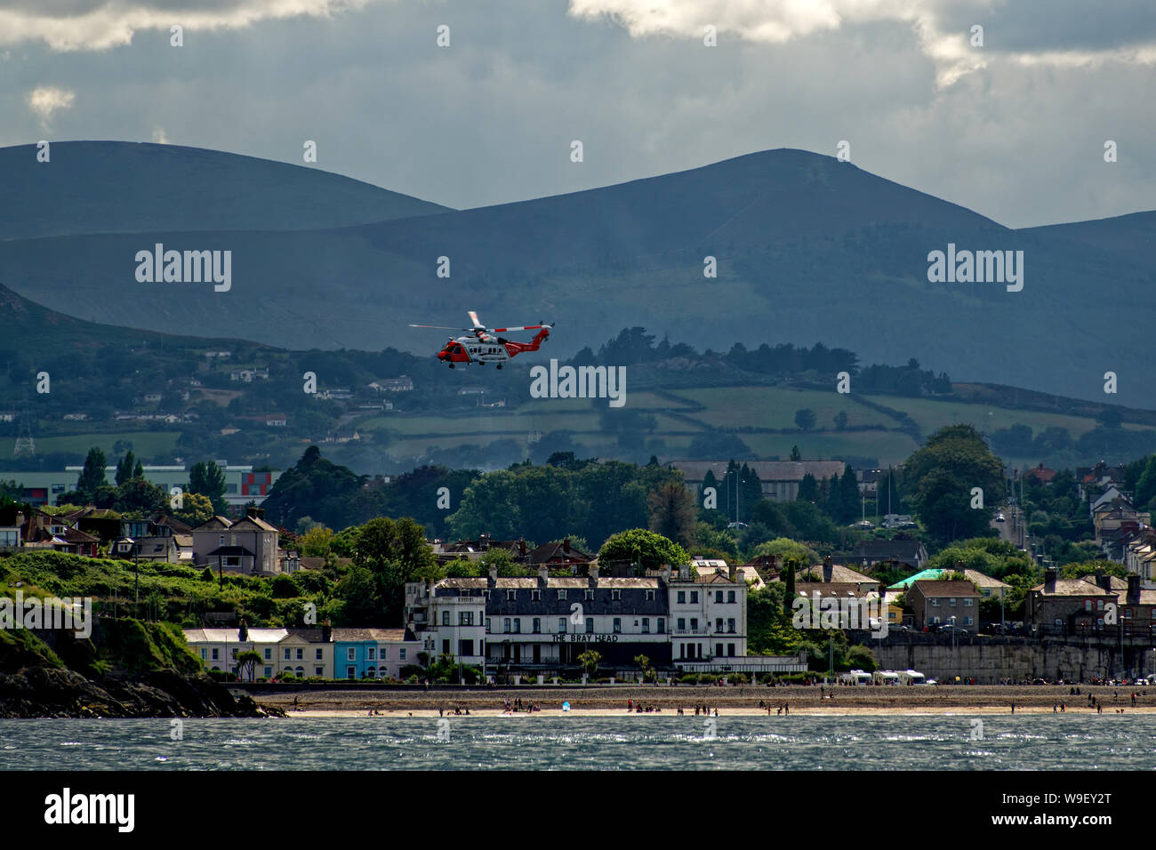 Aria display 27 di luglio 2019 a cielo aperto. Bray,Co.Wicklow, Irlanda Foto Stock