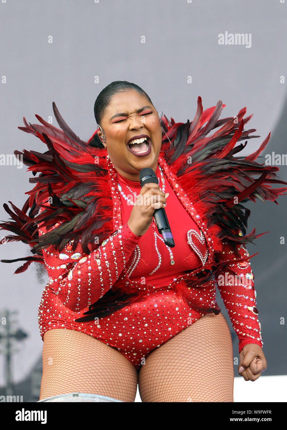 Giorno due immagini di Lovebox festival Festival a Gunnersbury Park a Londra il sabato 13 luglio 2019 (foto di Ian Bines/WENN) dotata di: lizzo dove: Londra, Regno Unito quando: 13 lug 2019 Credit: WENN.com Foto Stock