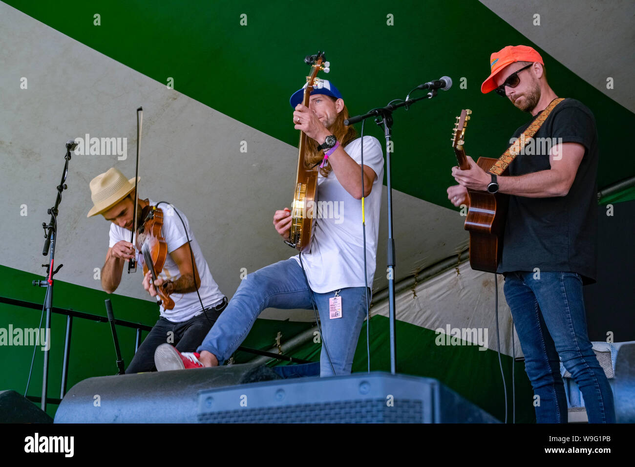 L'Oriente puntatori, Canmore Folk Music Festival, Canmore, Alberta, Canada Foto Stock