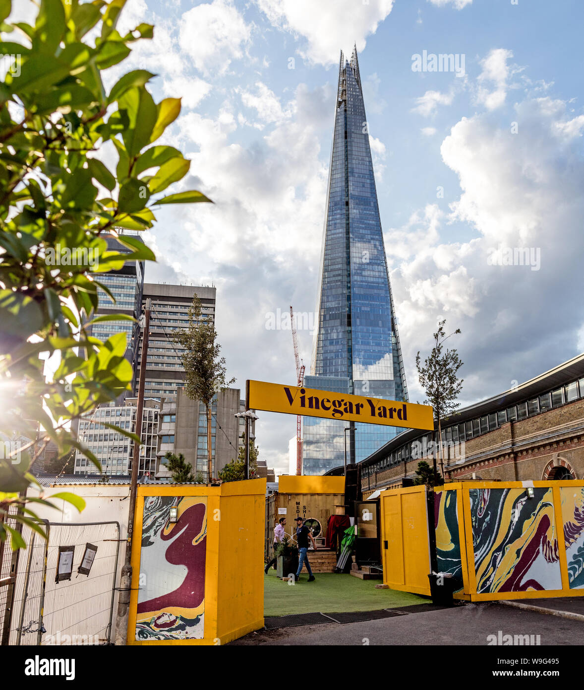 Cantiere aceto Bar e Cafe Bermondsey London REGNO UNITO Foto Stock