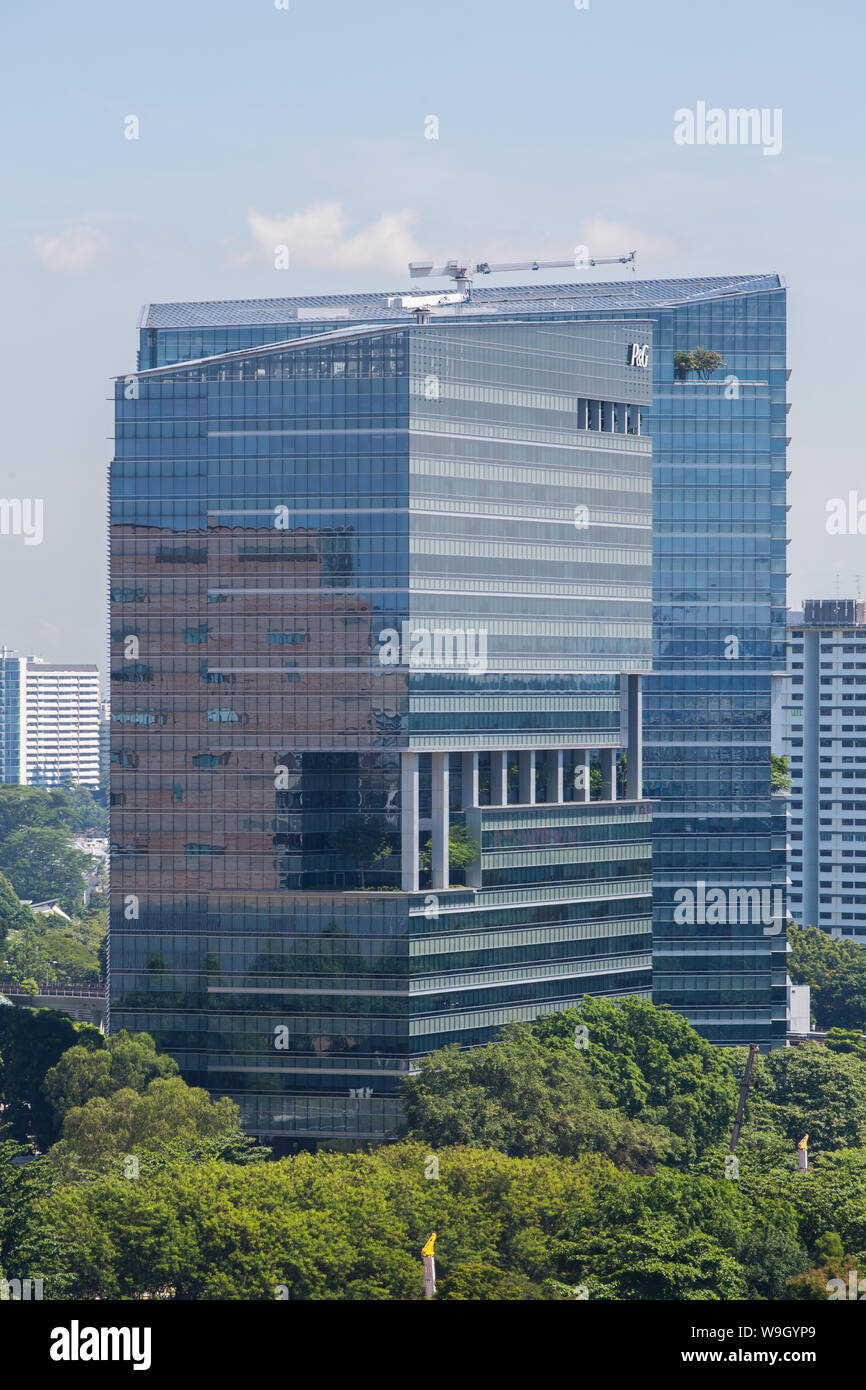 La metropoli di architettura, Singapore Foto Stock