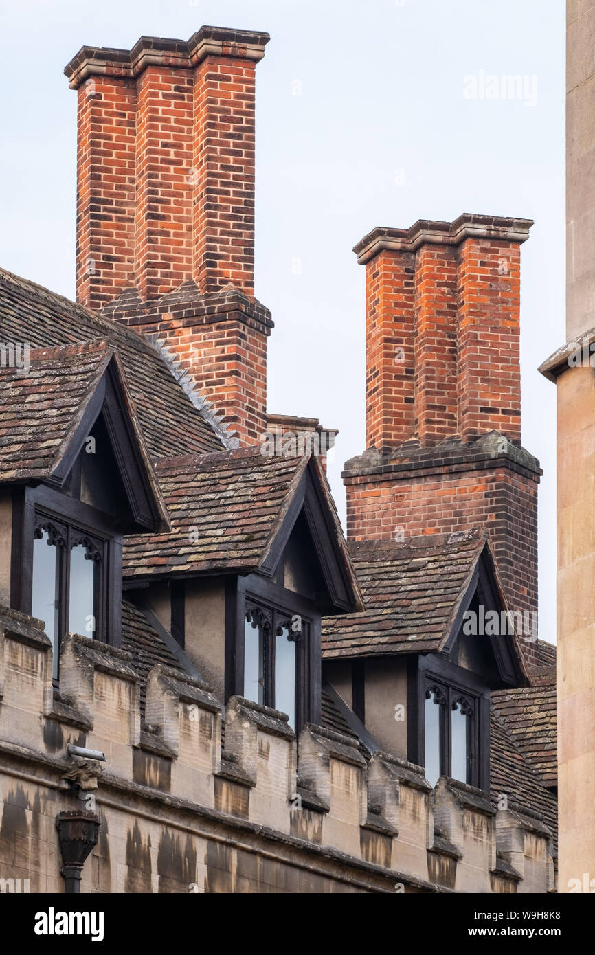 Dettaglio di Peterhouse, Cambridge Foto Stock