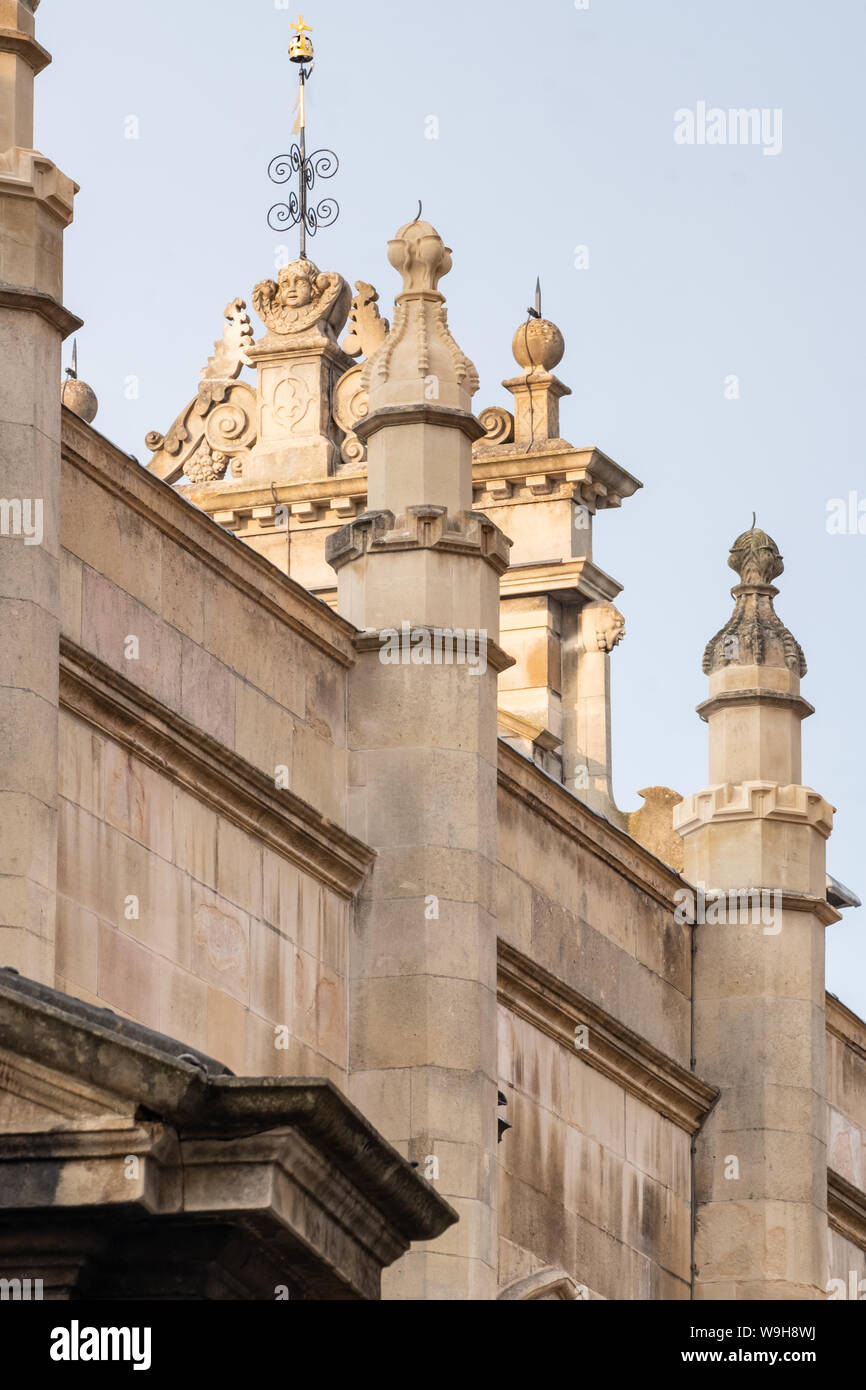 Dettaglio di Peterhouse, Cambridge Foto Stock