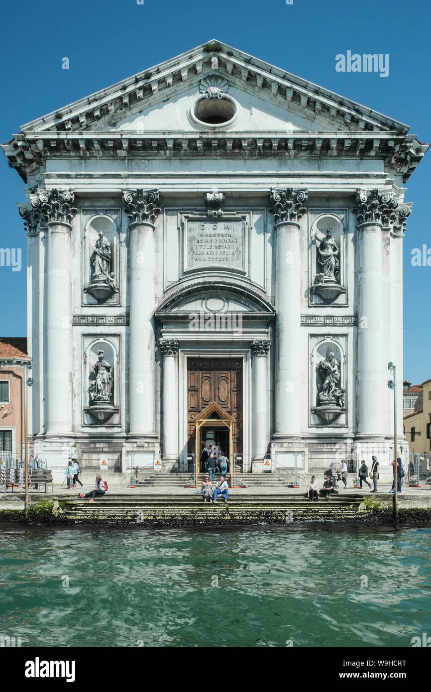 Santa Maria del Rosario, I Gesuati, Venezia Foto Stock