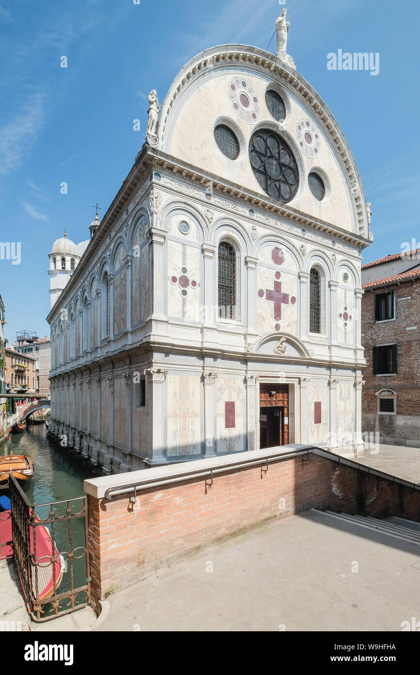 La chiesa di Santa Maria dei Miracoli, Venezia Foto Stock