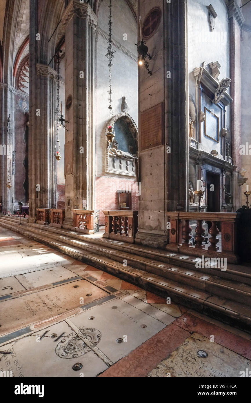 Chiesa di Santa Maria Gloriosa dei Frari - Venezia Foto Stock
