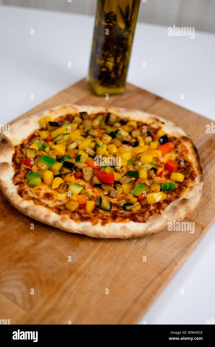 Pizza cibo Foto Stock