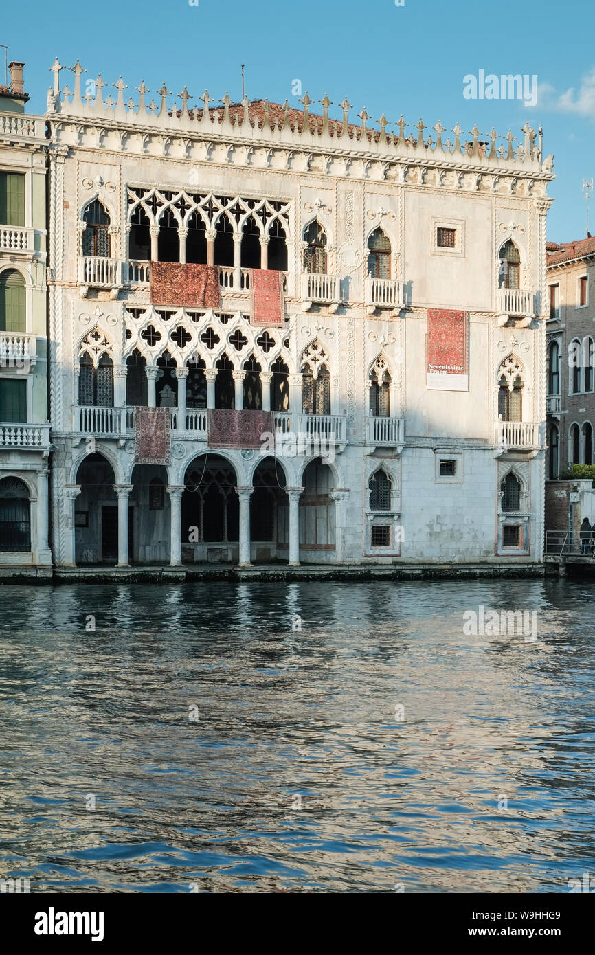La Ca' d'Oro sul Grand Canal, Venezia Foto Stock