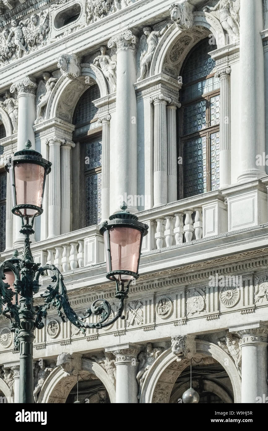 La Biblioteca Marciana di Venezia Foto Stock