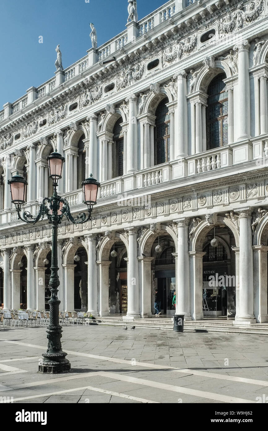 La Biblioteca Marciana di Venezia Foto Stock