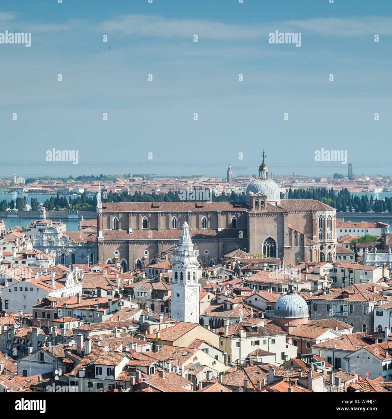La chiesa dei Santi Giovanni e Paolo, San Zanipolo, Venezia Foto Stock