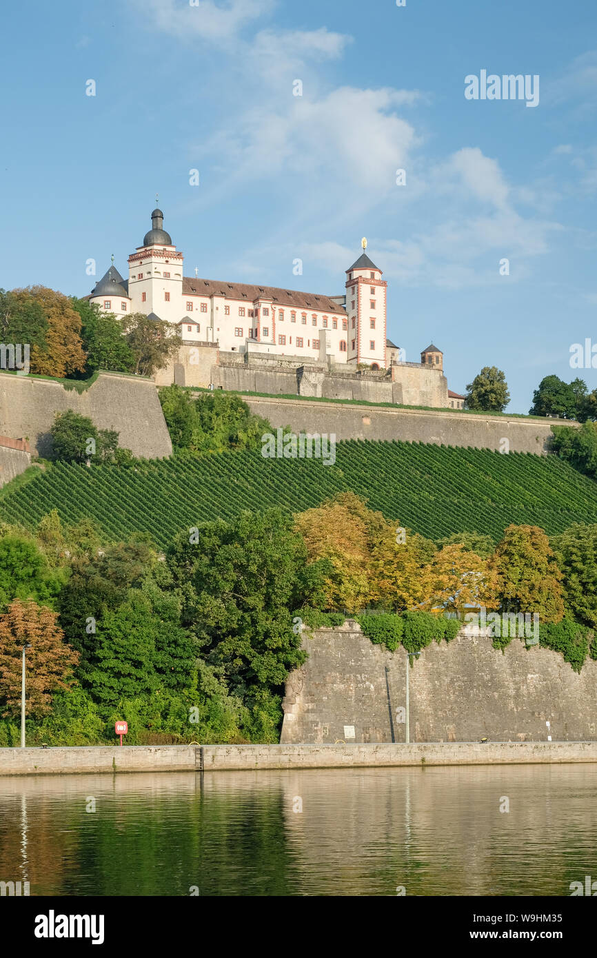 La Fortezza di Marienberg, Würzburg Foto Stock