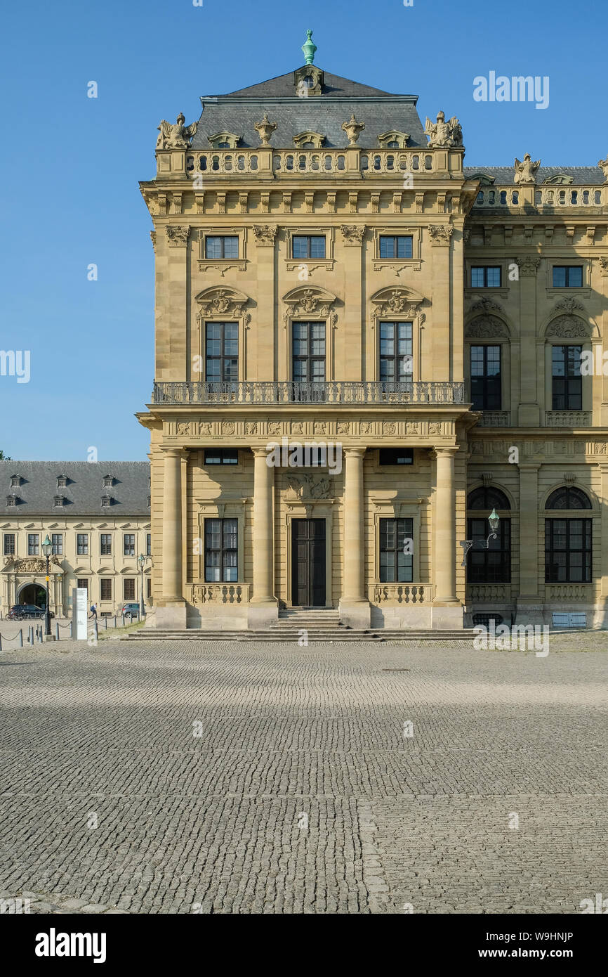 Il Residenz di Würzburg Foto Stock