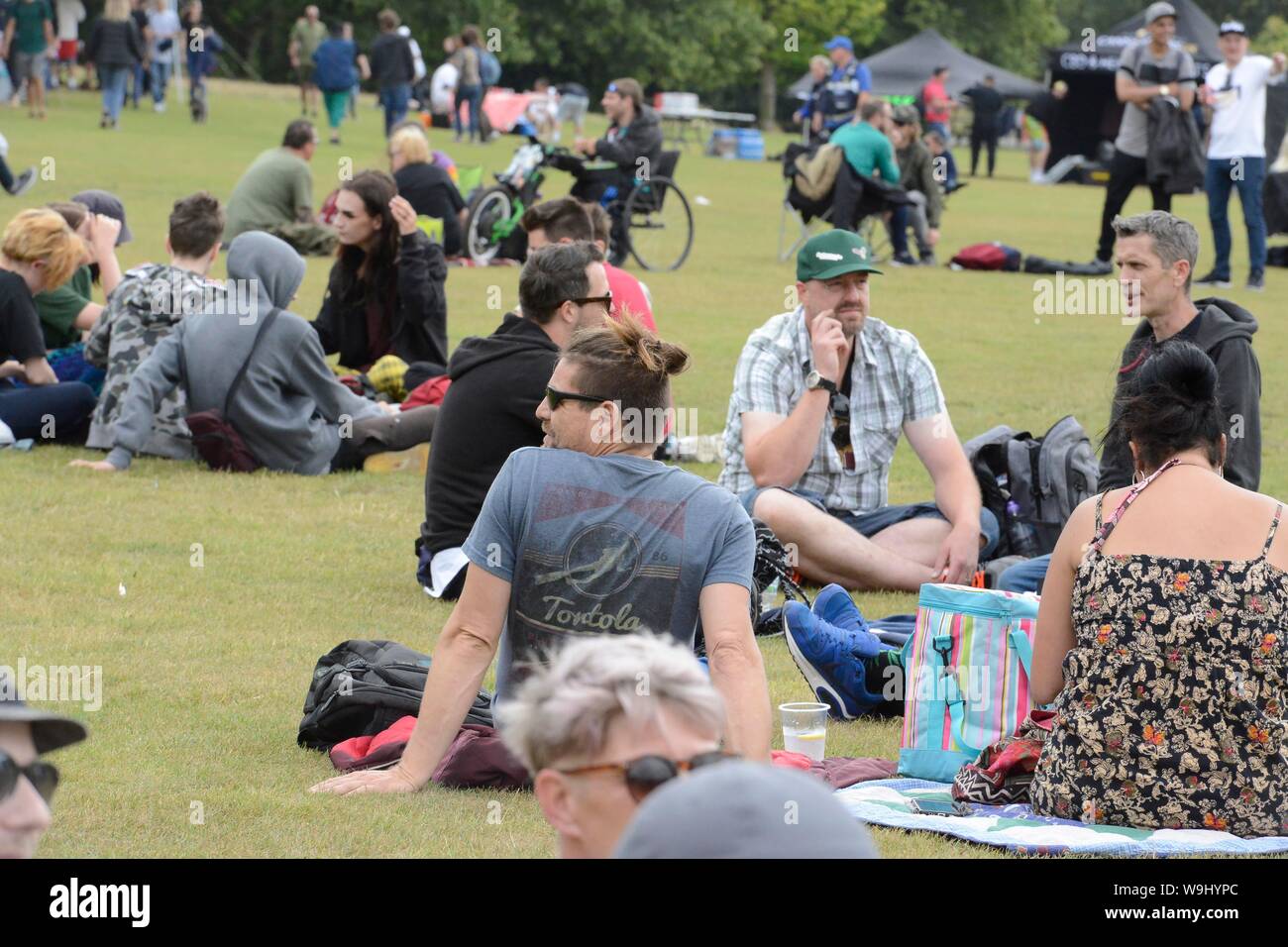 Green Pride 2019 festival di cannabis a Preston Park, Brighton. Foto:Terry Applin Foto Stock