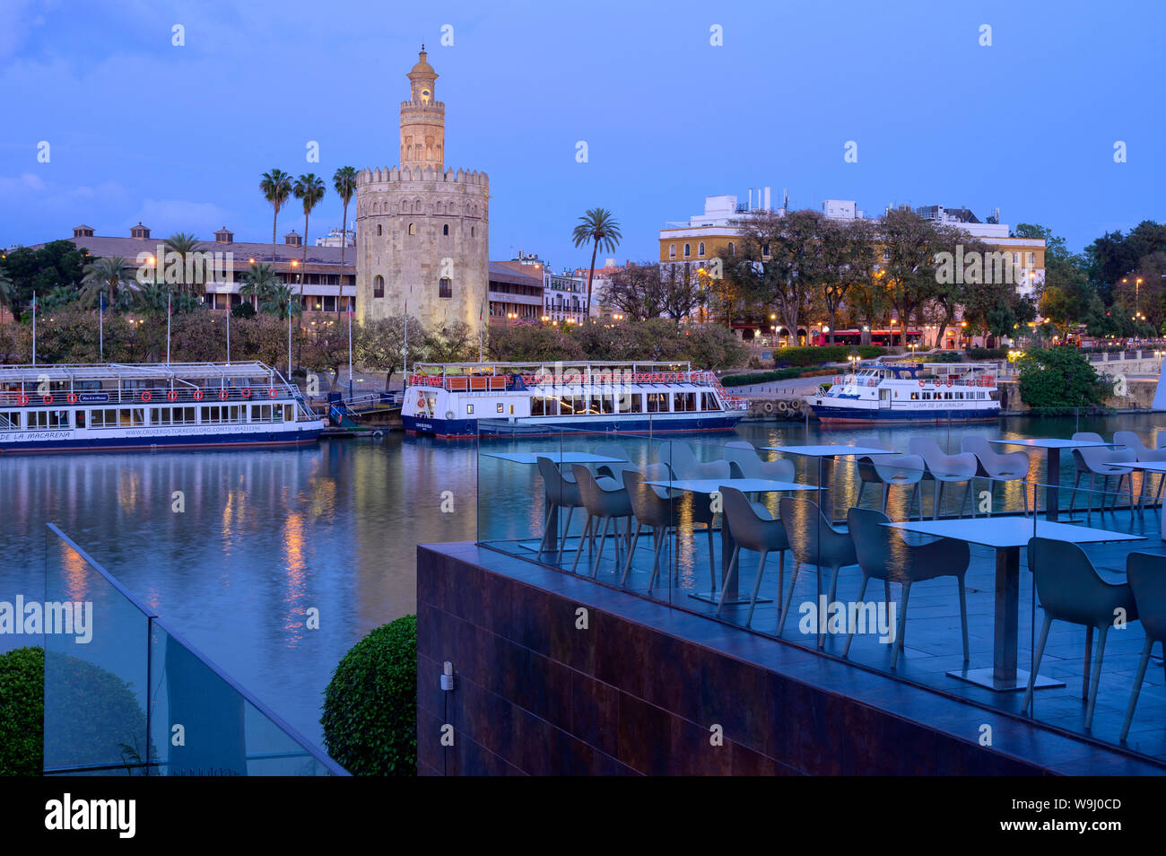 L'Europa, Europeo, Spagna, Spagnolo, Andalusia, Siviglia, il fiume Guadalquivir, 30074267.Caption locale *** Europa, Europeo, Spagna, Spagnolo, Andalusia, Foto Stock