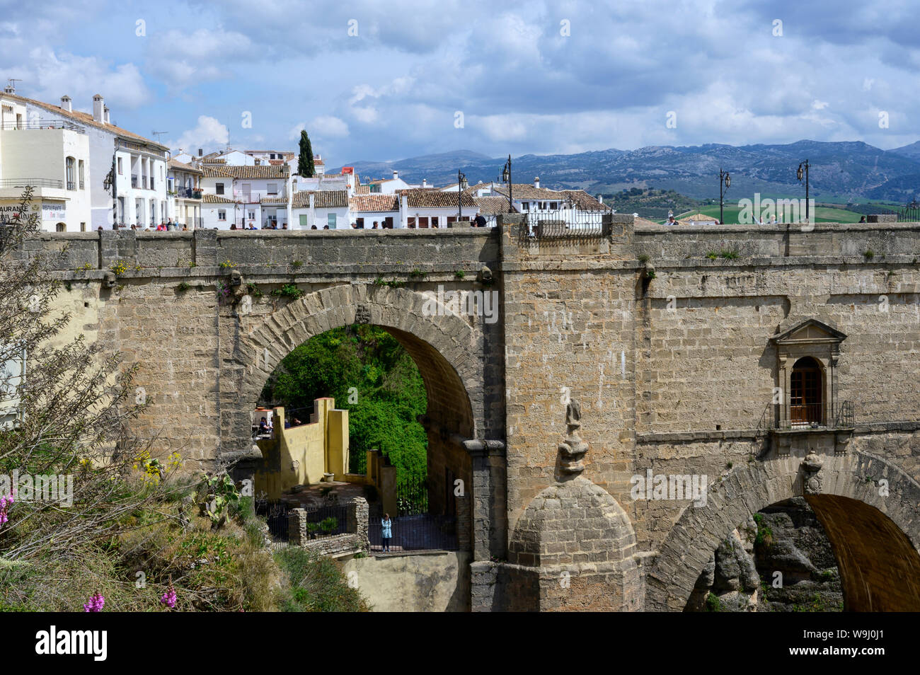 L'Europa, Europeo, Spagna, Spagnolo, Andalusia, Ronda, bianco Pueblos, bridge, 30074283.Caption locale *** Europa, Europeo, Spagna, Spagnolo, Andalusia Foto Stock