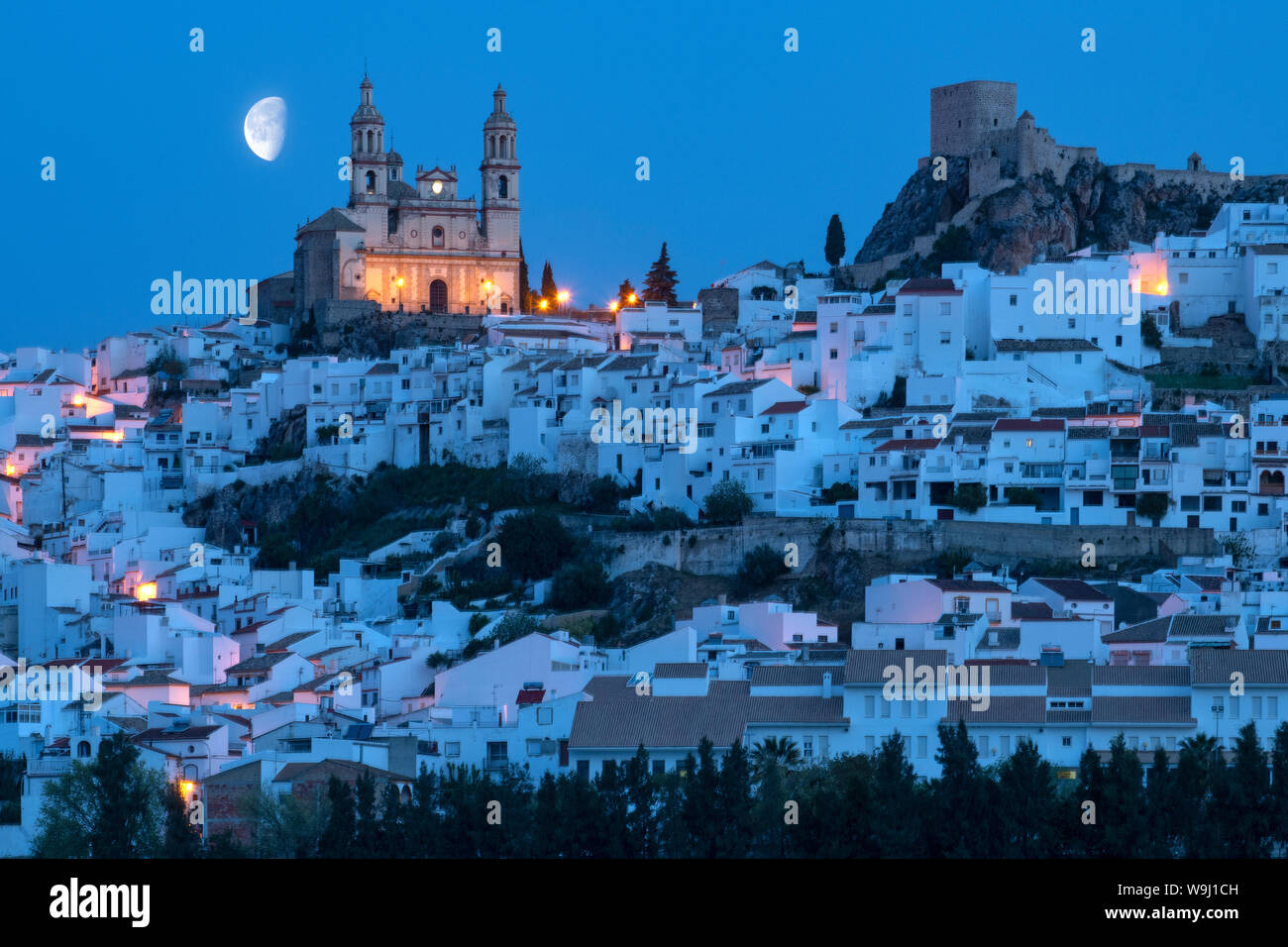 L'Europa, Iberia, Spagna,l'Andalusia, la provincia di Cadiz Cadice, Olvera, (m), 30074354.Caption locale *** Europa, Iberia, Spagna, Andalusia e la provincia di Cadiz Cadice, Olvera Foto Stock