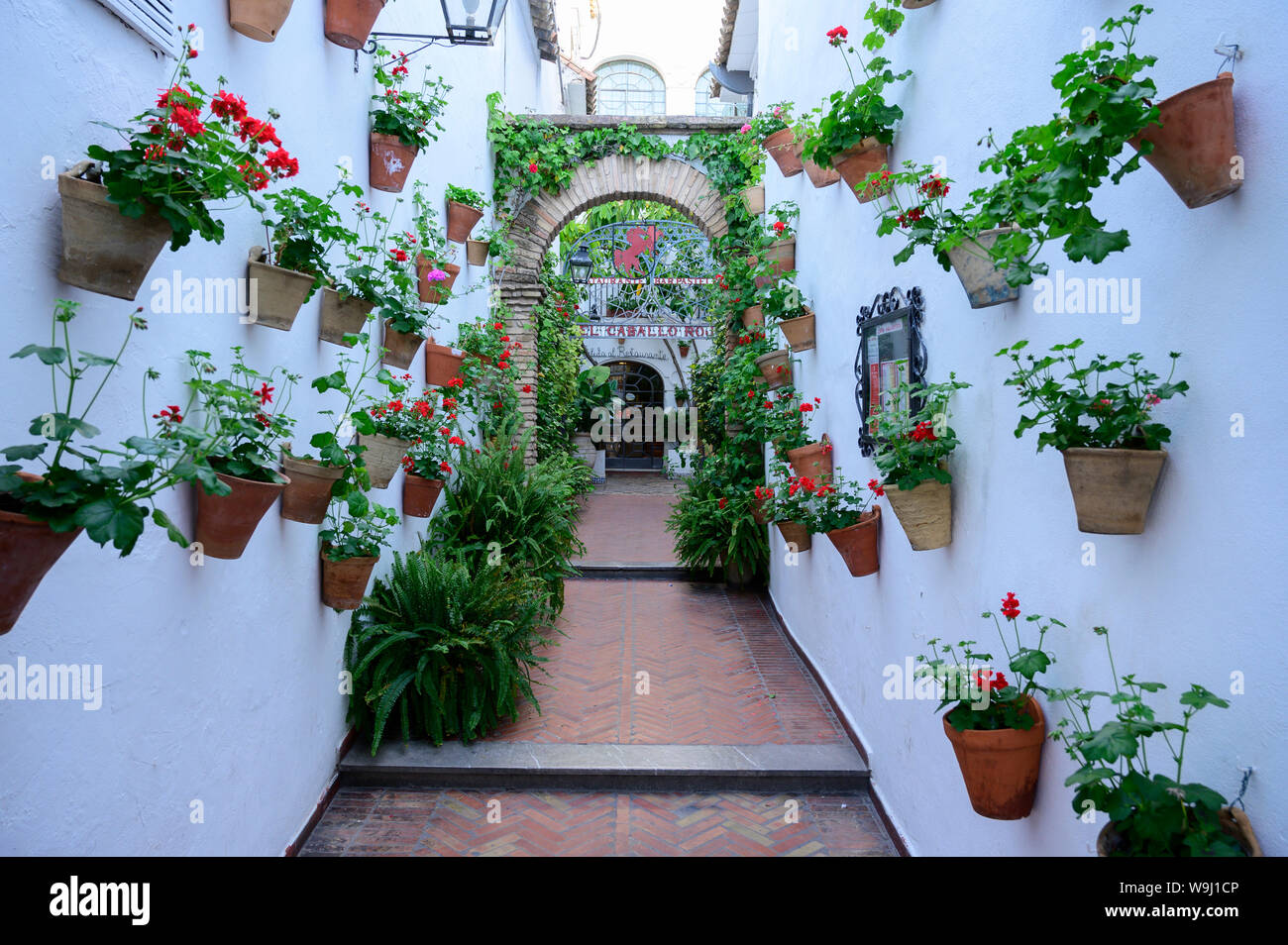 L'Europa, Iberia, Spagna,Andalusia, Cordoba, cortile in città ols, 30074357.Caption locale *** Europa, Europeo, Iberia, Andalusia, Cordoba, Foto Stock