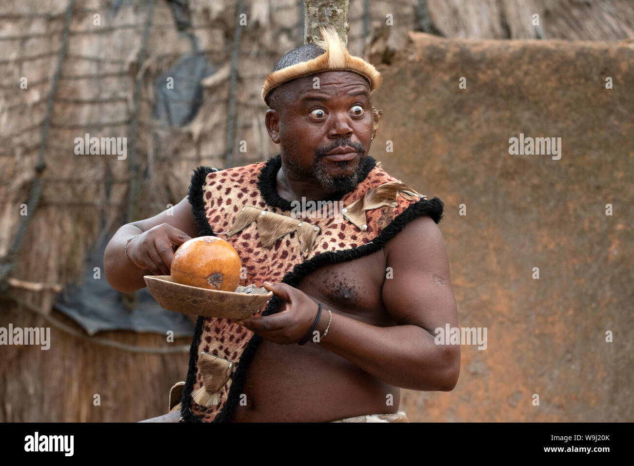 Africa, Sud Africa, Africana, Maputaland , KwaZulu-Natal, Zulu Shakaland Villaggio Culturale, 30074501.Caption locale *** Africa, Sud Africa Foto Stock