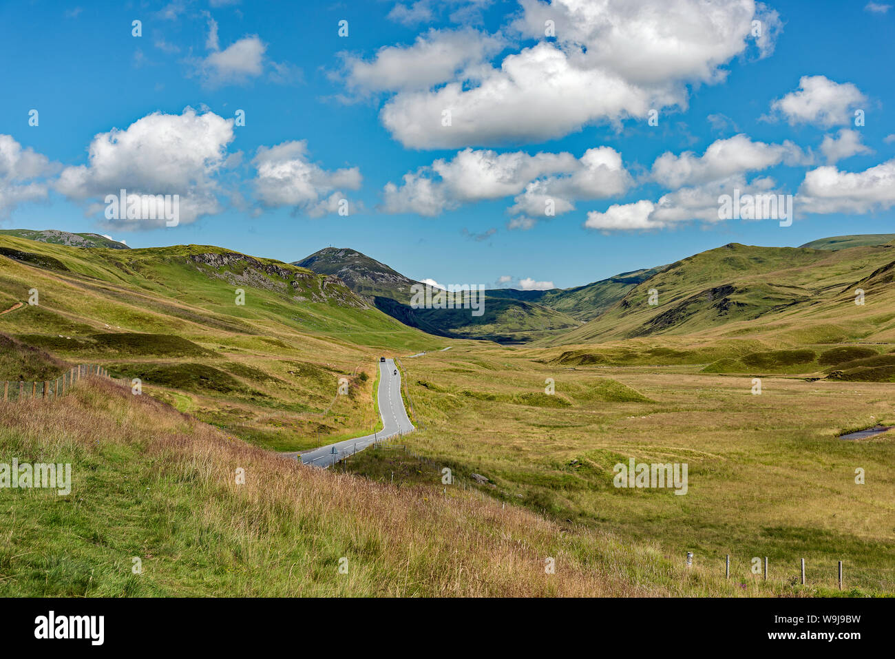 Highland road in Scozia - opinioni Foto Stock