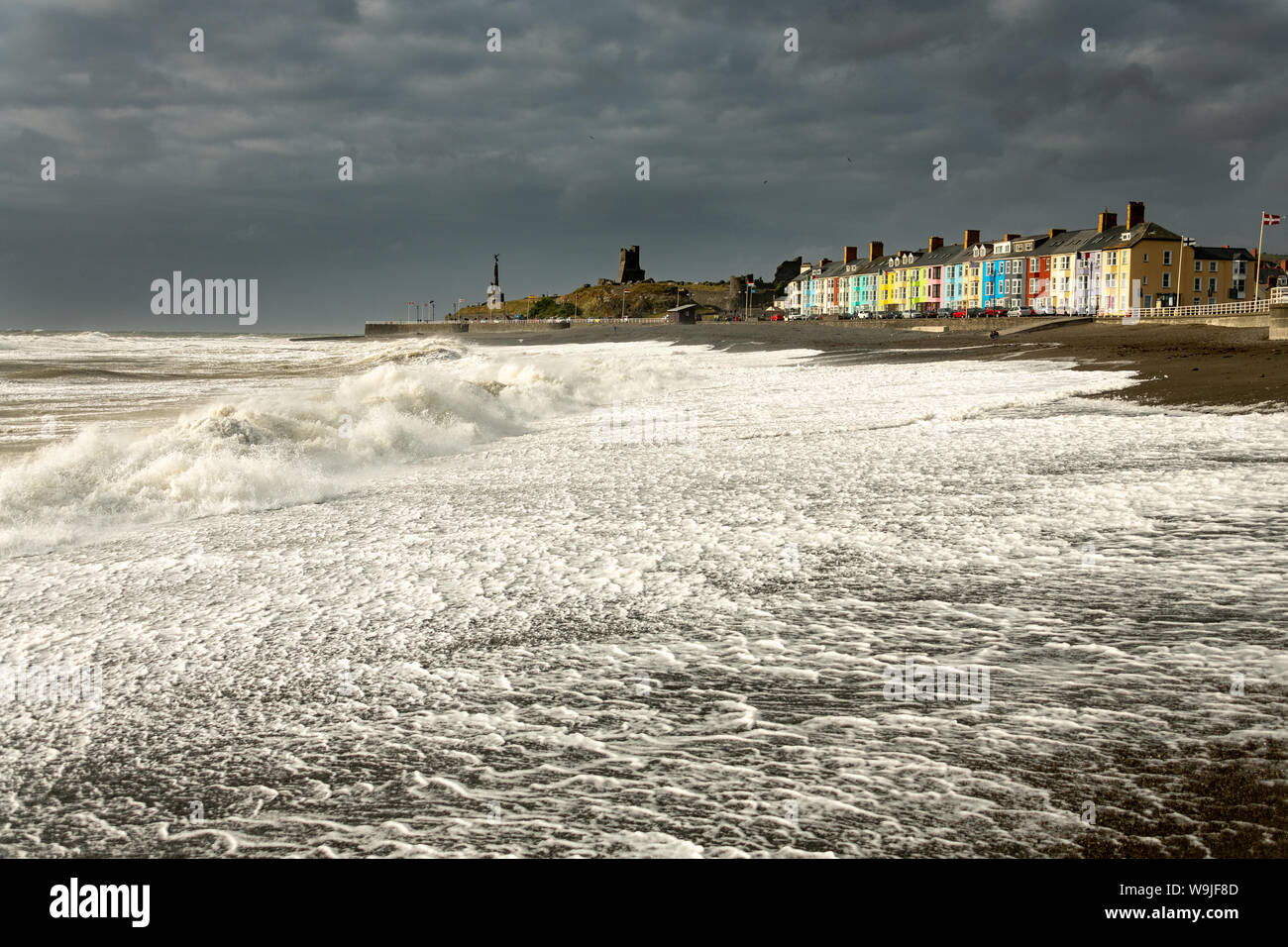 Aberystwyth lungomare Foto Stock