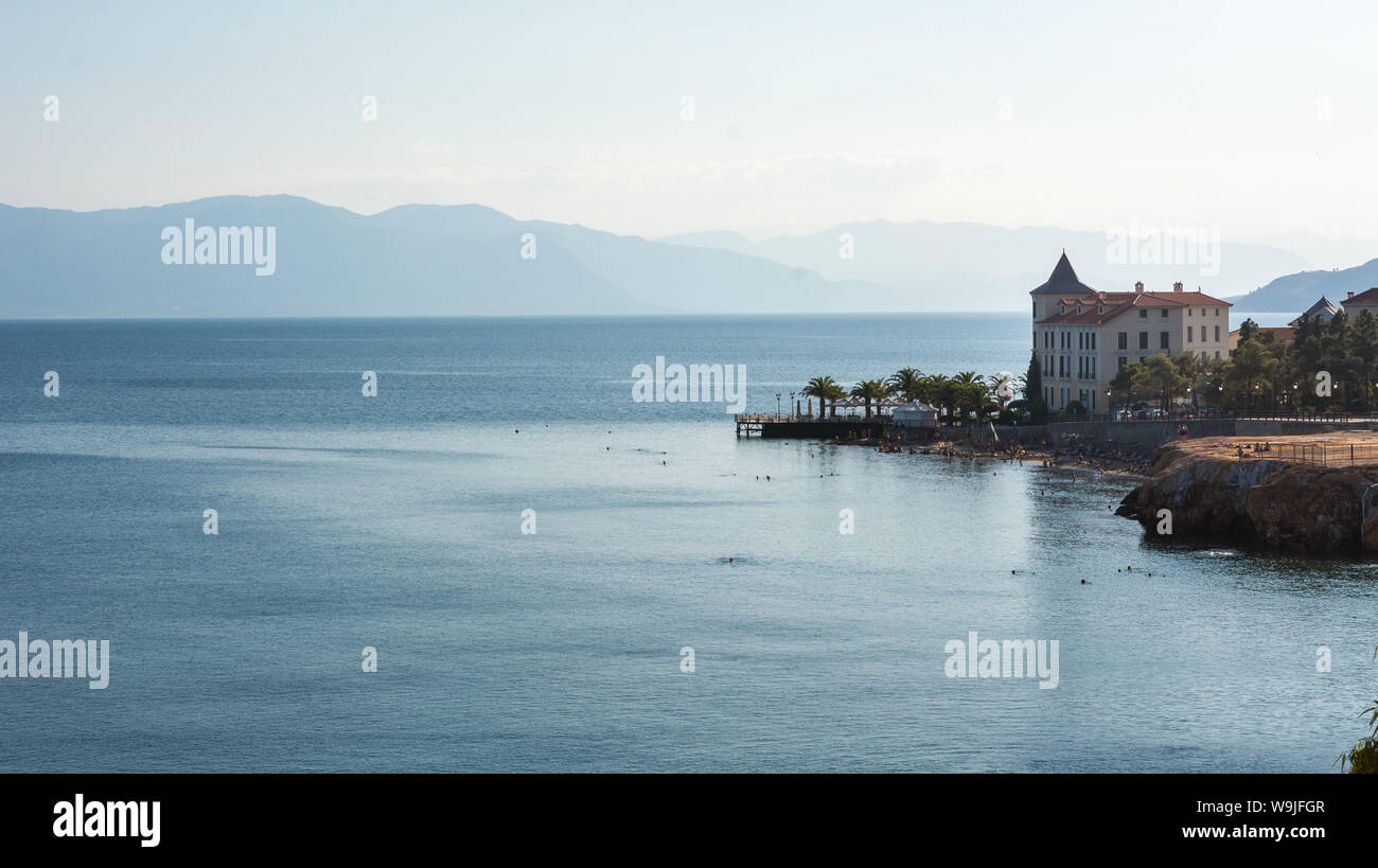 Mansion sulla spiaggia Foto Stock