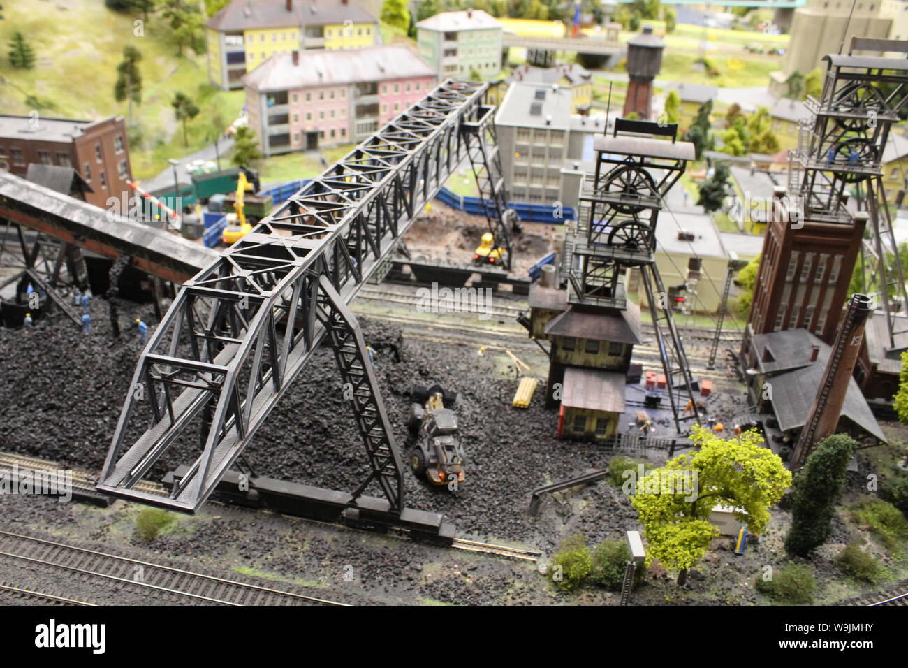 Città di giocattoli di piccole dimensioni, molto bello e realistico Foto Stock