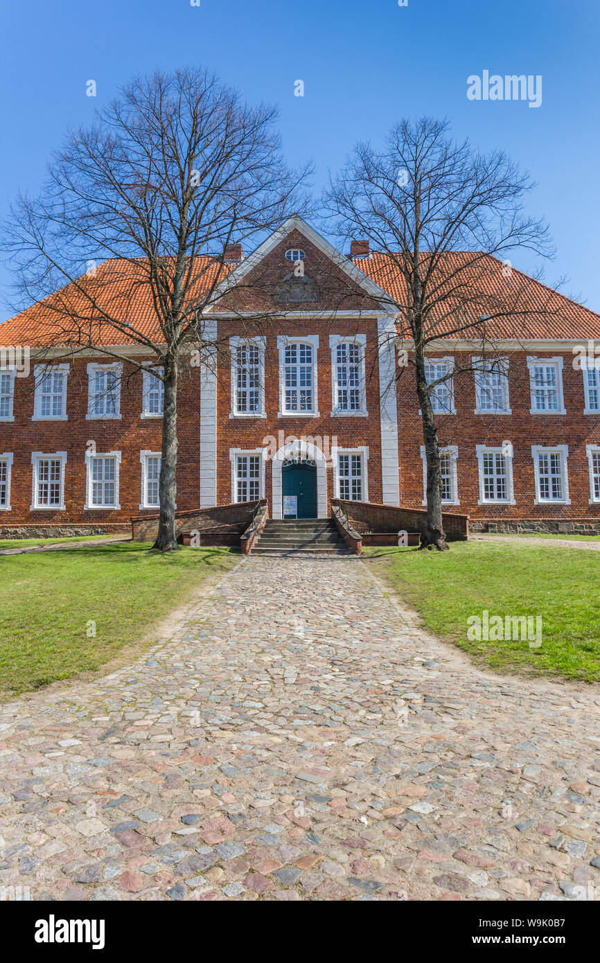 Parte anteriore dell'edificio Kreismuseum in Ratzeburg, Germania Foto Stock