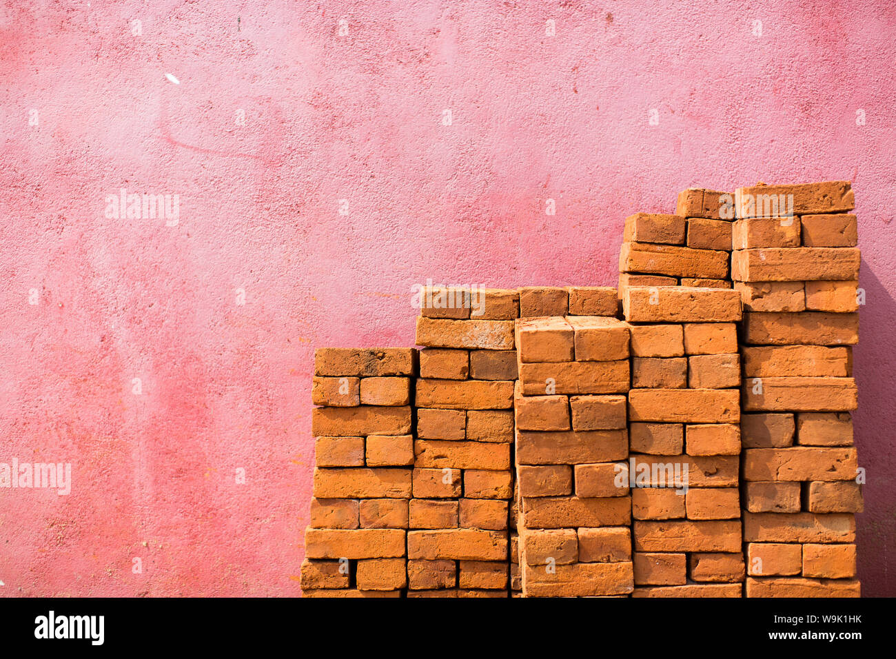 Mattoni, Negombo, Sri Lanka, Asia Foto Stock