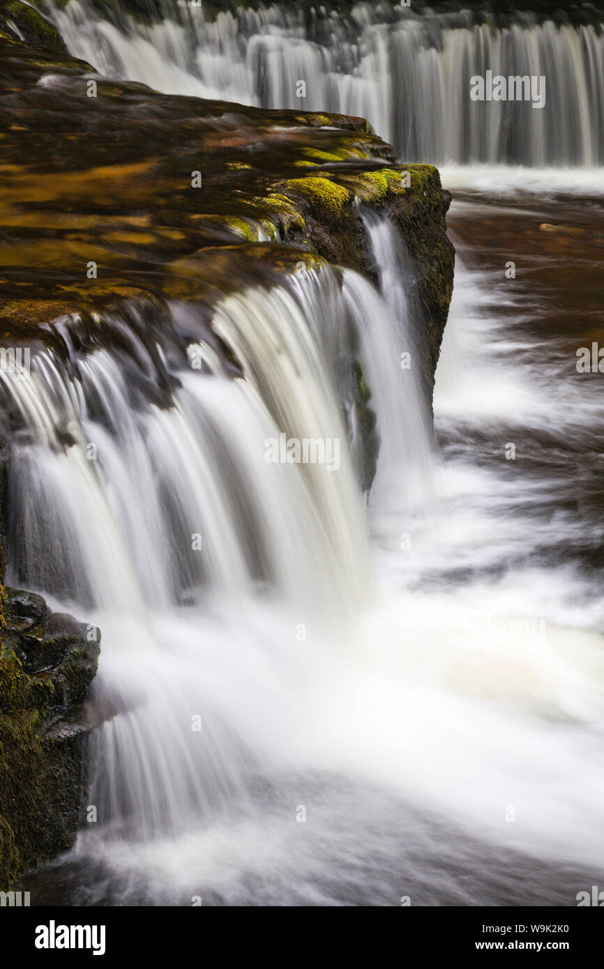 Cascate Horseshoe, Brecon Beacons, Wales, Regno Unito, Europa Foto Stock