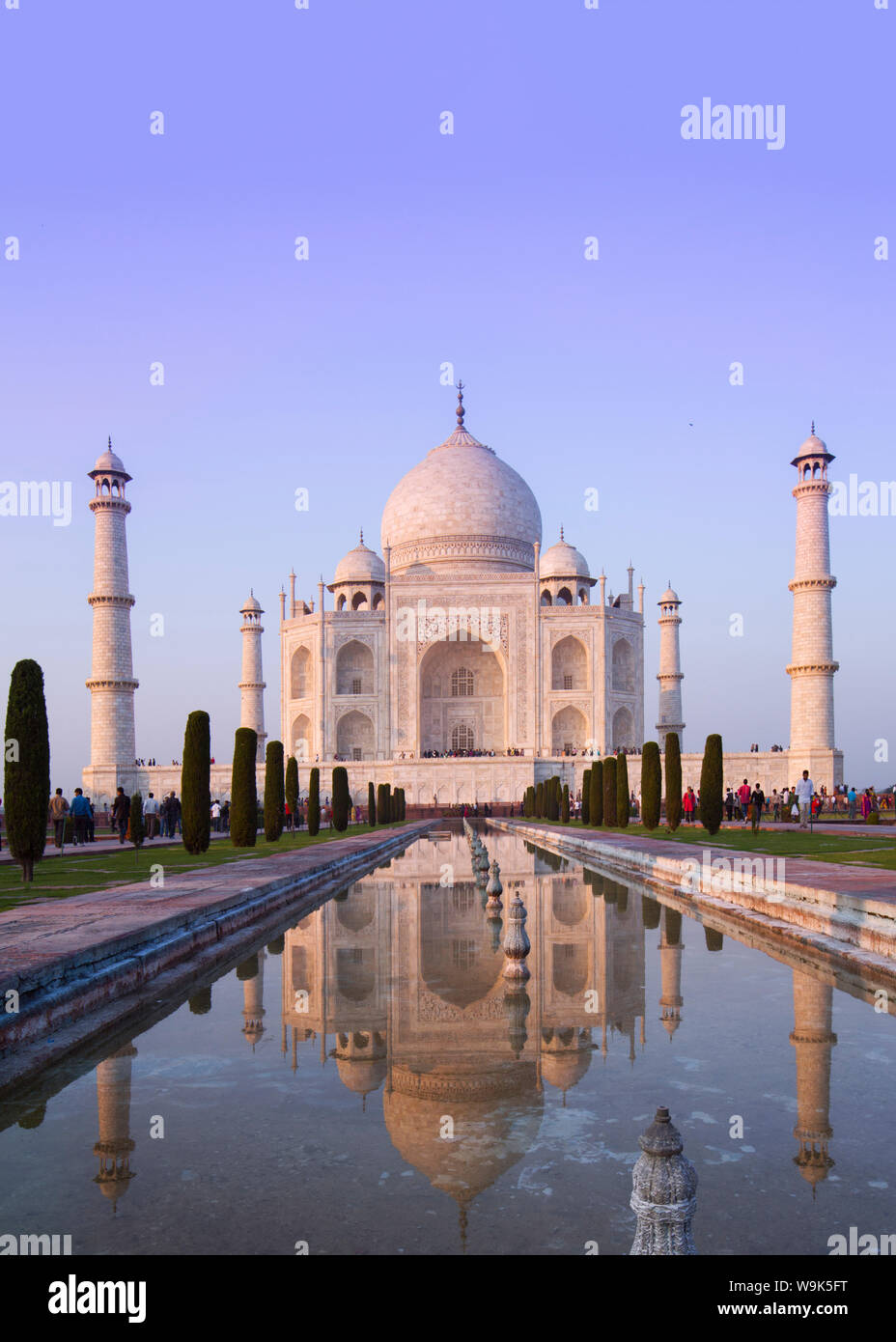 Taj Mahal, Agra, Uttar Pradesh, India, Asia del Sud Foto Stock