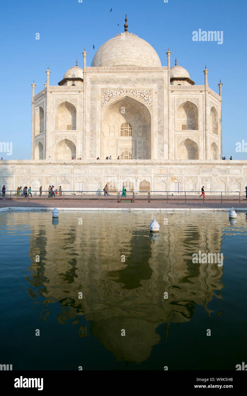 Taj Mahal, Agra, Uttar Pradesh, India, Asia del Sud Foto Stock