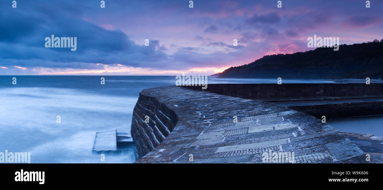 Il Cobb, Lyme Regis, Dorset, England, Regno Unito, Europa Foto Stock