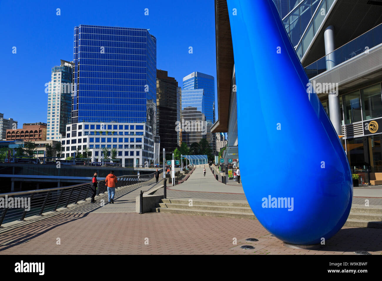 La discesa da Inge Idee, Convention Center West, città di Vancouver, British Columbia, Canada, Stati Uniti d'America Foto Stock