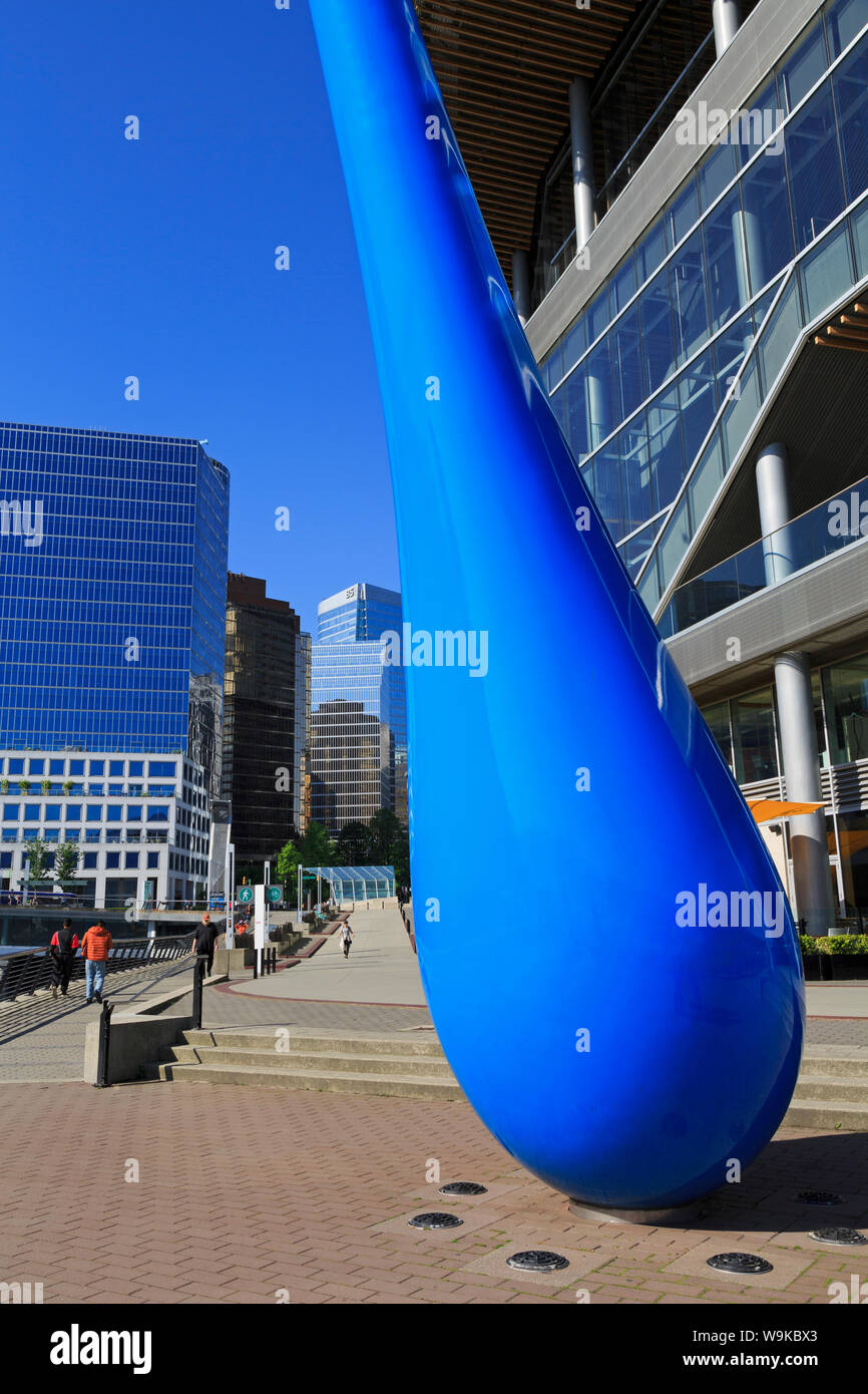 La discesa da Inge Idee, Convention Center West, città di Vancouver, British Columbia, Canada, Stati Uniti d'America Foto Stock