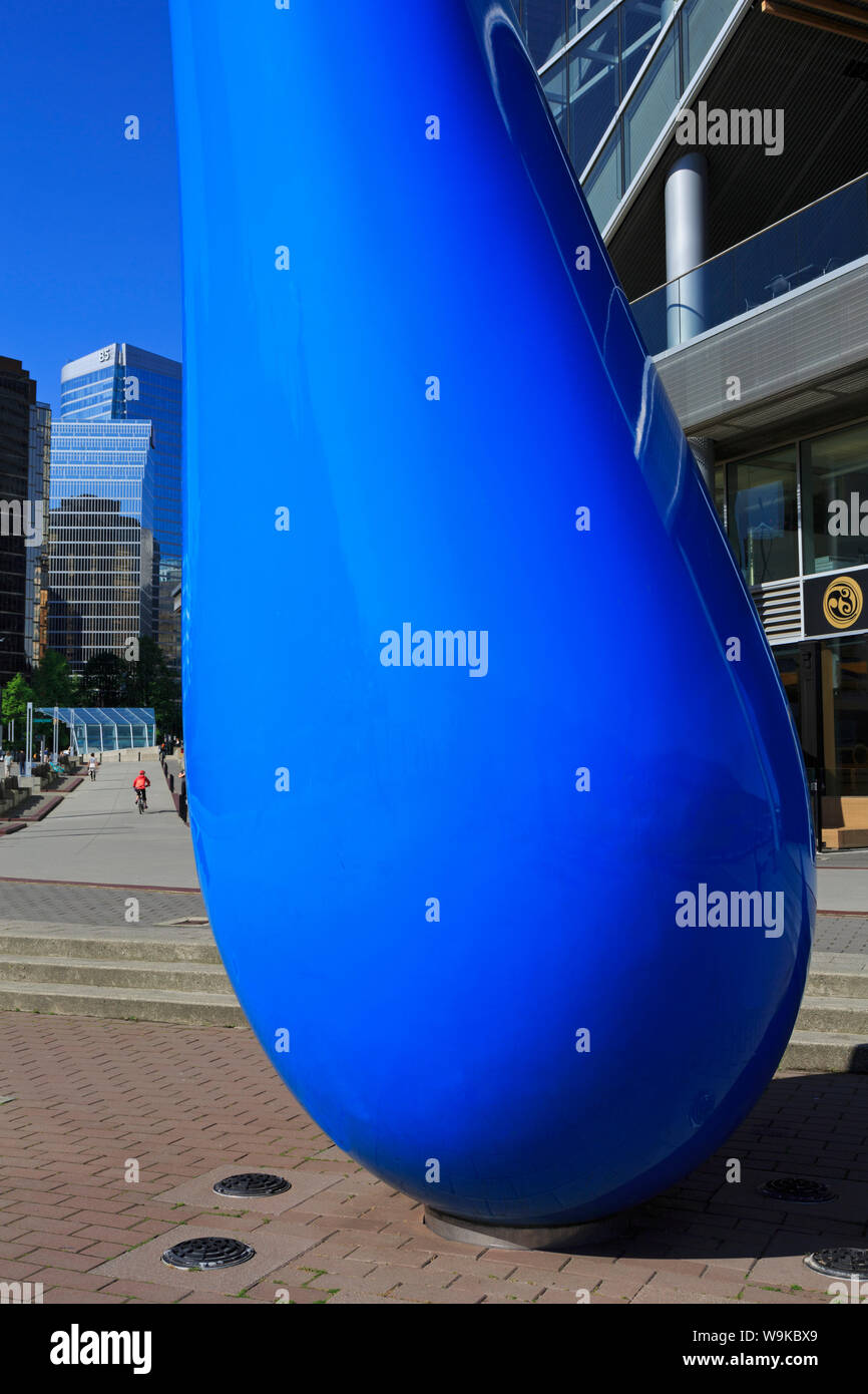 La discesa da Inge Idee, Convention Center West, città di Vancouver, British Columbia, Canada, Stati Uniti d'America Foto Stock