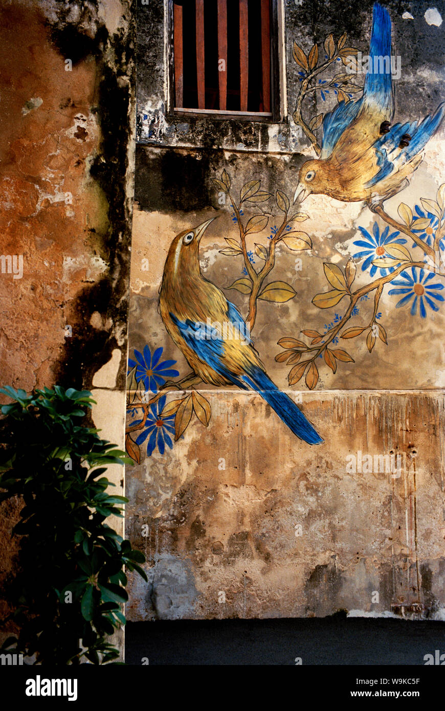 Lhong 1919 cortile cinese architettura in Bangkok in Thailandia nel sud-est asiatico in Estremo Oriente. Creato da Wang Lee family Foto Stock