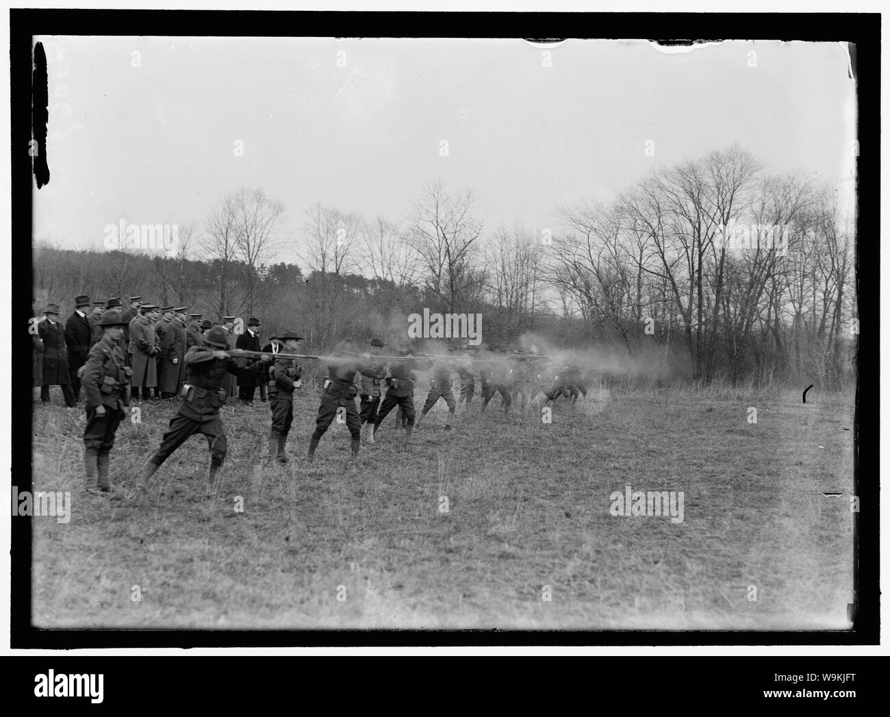 Esercito, U.S. Macchina per prove di pistola Foto Stock