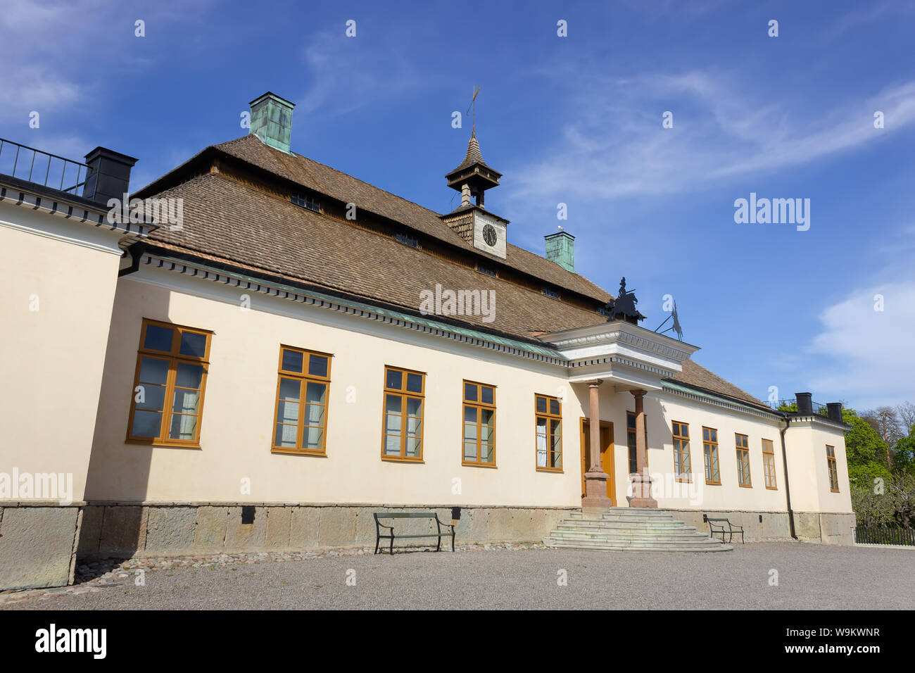 Skogaholm's Manor (casa di campagna) facciata edificio Foto Stock